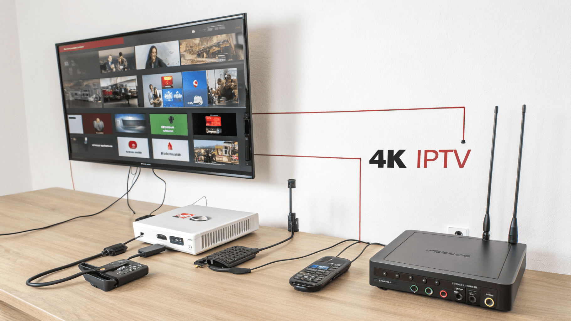 Flowchart of 4K Live IPTV streaming process